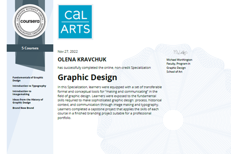 CalArts Graphic design