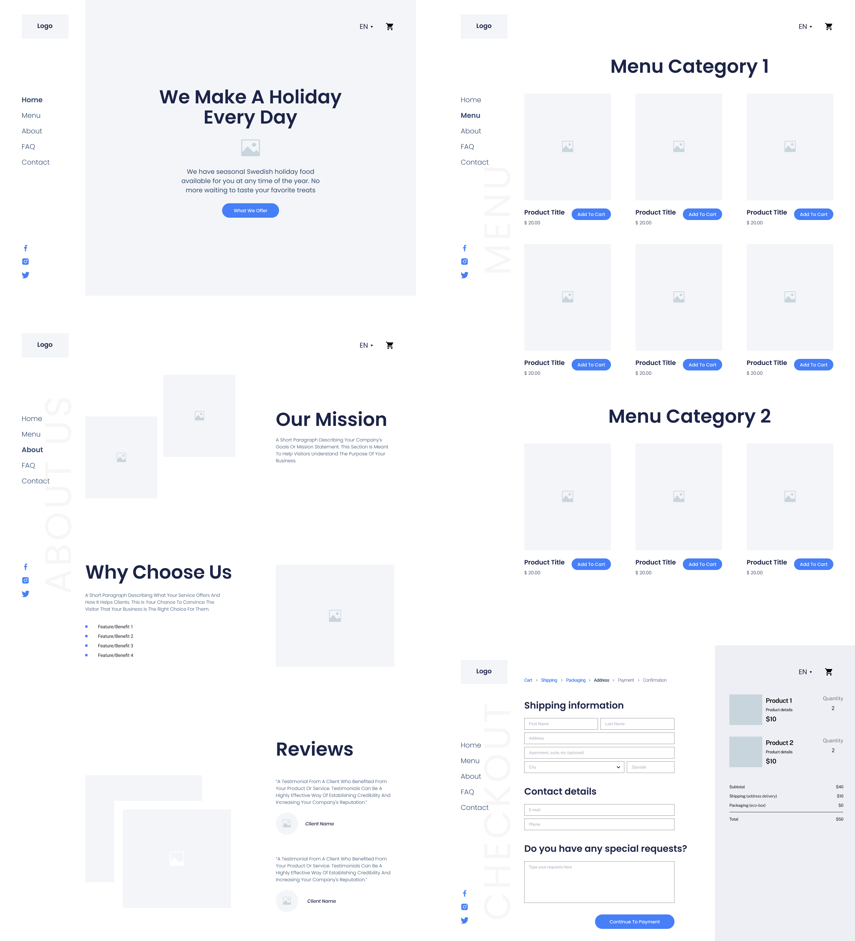 Digital wireframes